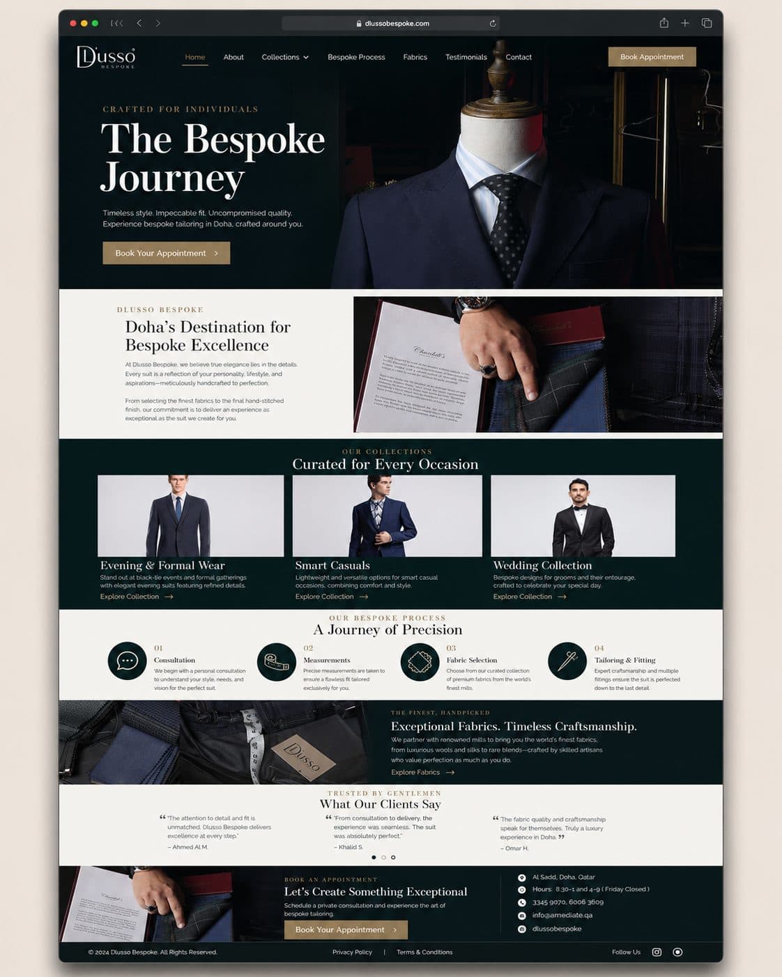 The D’Lusso website.