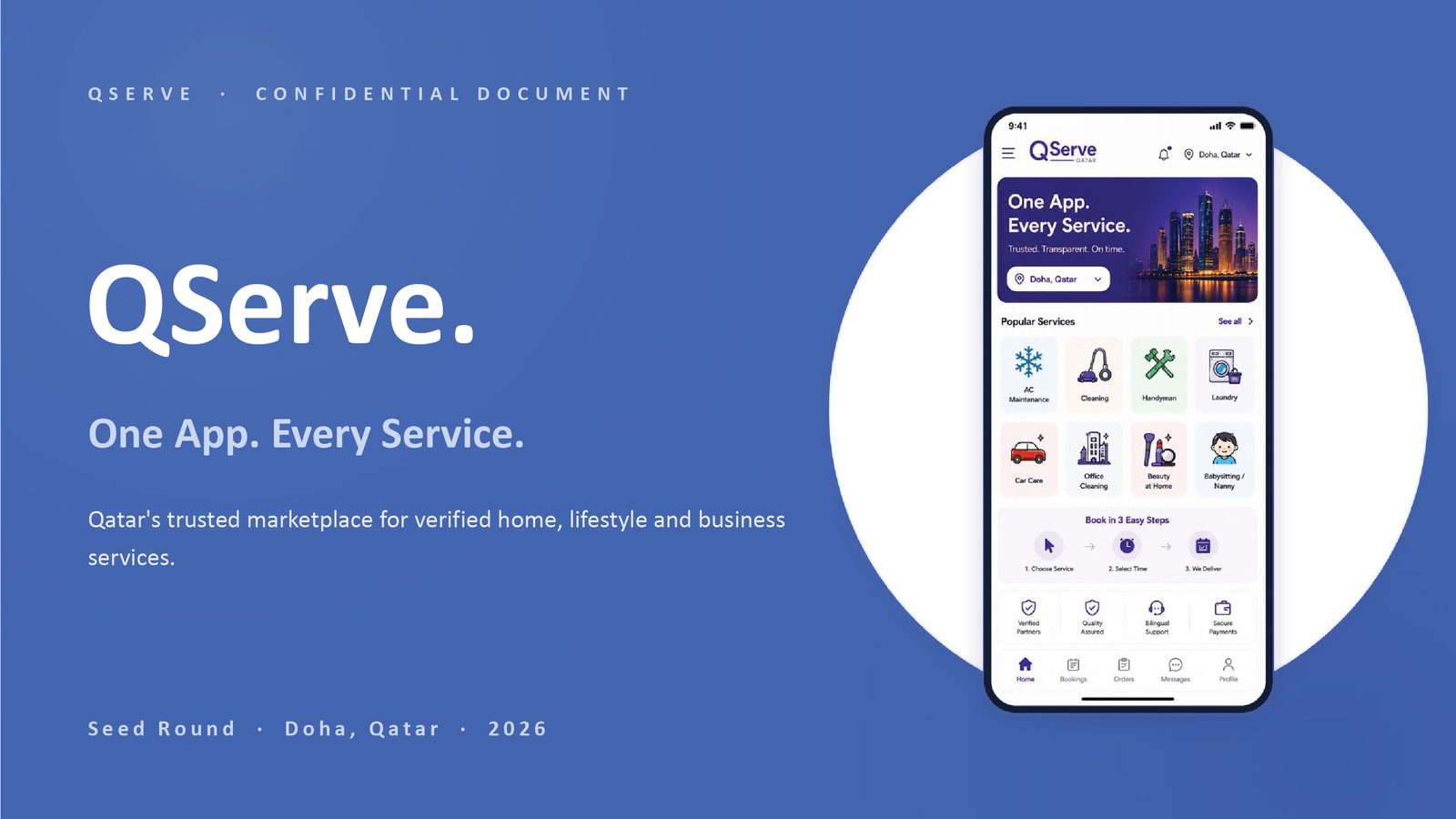 The QServe deck cover.